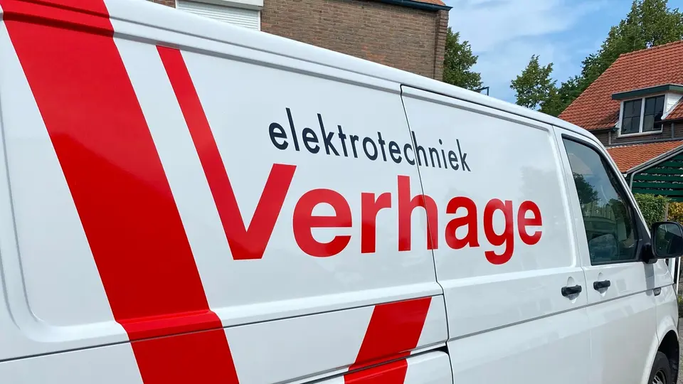 Elektrotechniek Verhage, autobelettering