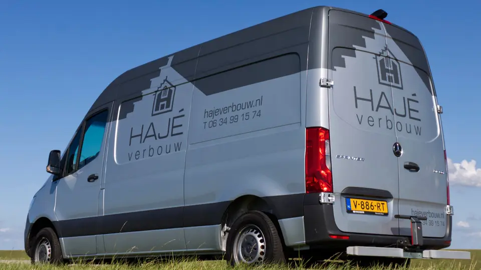 Haje Verbouw, autobelettering