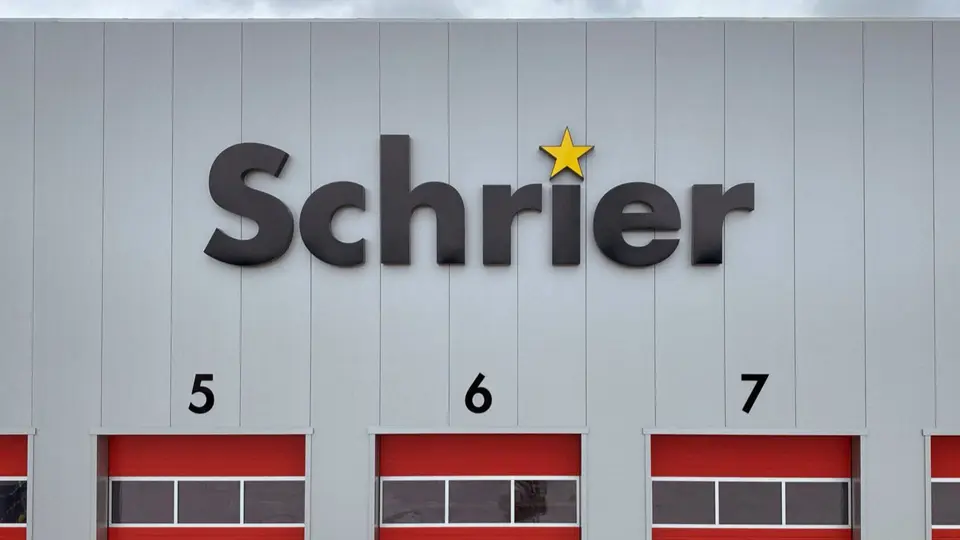 Schrier, gevelreclame